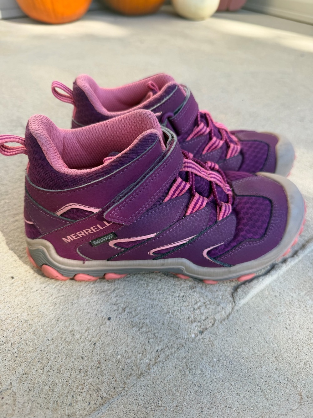 Merrell Purple and Pink Kids' Hiking Boots